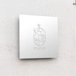 오늘하루 사진 스튜디오 로고디자인