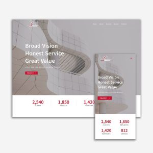 건설회사 홈페이지 디자인/제작